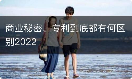 商业秘密、专利到底都有何区别2022
