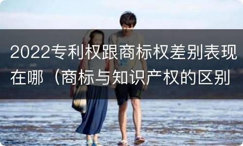 2022专利权跟商标权差别表现在哪（商标与知识产权的区别）