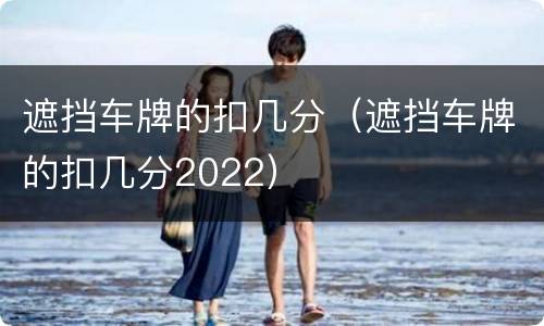 遮挡车牌的扣几分（遮挡车牌的扣几分2022）