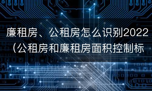 廉租房、公租房怎么识别2022（公租房和廉租房面积控制标准）