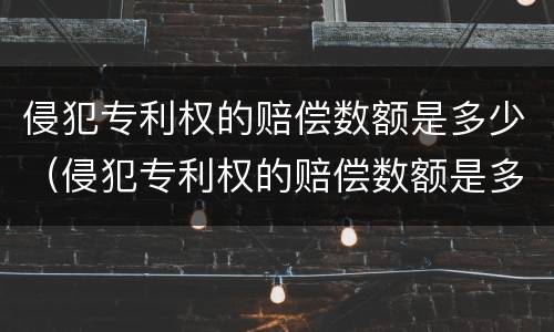 侵犯专利权的赔偿数额是多少（侵犯专利权的赔偿数额是多少元）