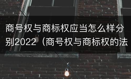商号权与商标权应当怎么样分别2022（商号权与商标权的法律冲突与解决）