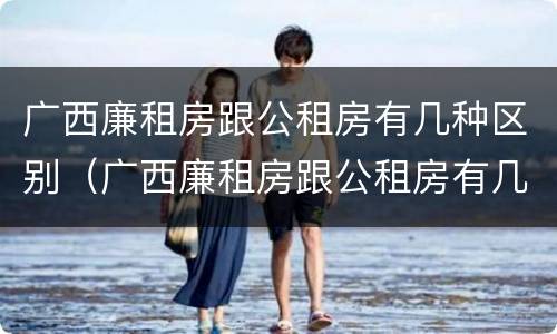 广西廉租房跟公租房有几种区别（广西廉租房跟公租房有几种区别呢）