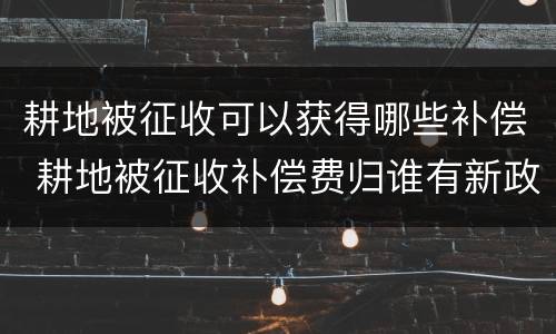耕地被征收可以获得哪些补偿 耕地被征收补偿费归谁有新政策吗