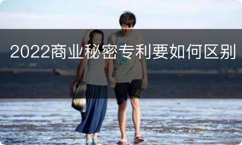 2022商业秘密专利要如何区别