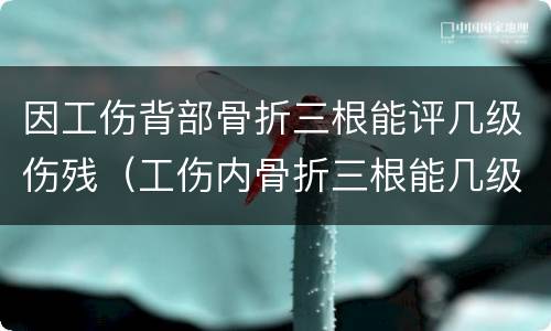 因工伤背部骨折三根能评几级伤残（工伤内骨折三根能几级工伤）