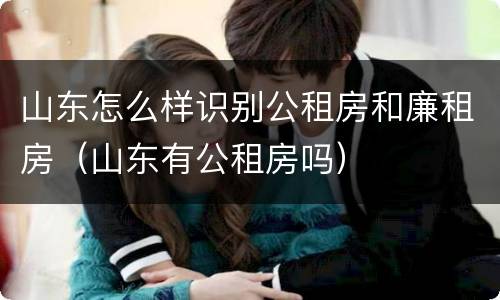 山东怎么样识别公租房和廉租房（山东有公租房吗）