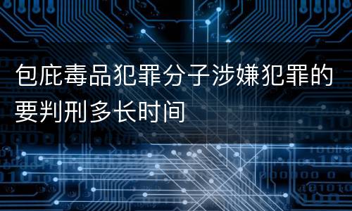 包庇毒品犯罪分子涉嫌犯罪的要判刑多长时间