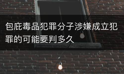 包庇毒品犯罪分子涉嫌成立犯罪的可能要判多久