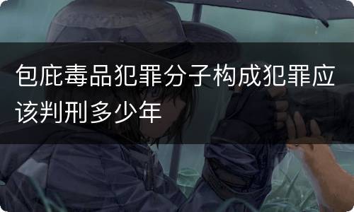 包庇毒品犯罪分子构成犯罪应该判刑多少年