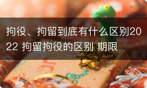拘役、拘留到底有什么区别2022 拘留拘役的区别 期限