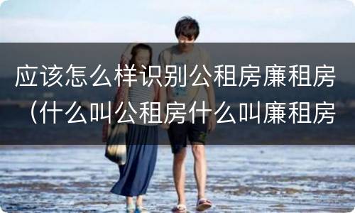 应该怎么样识别公租房廉租房（什么叫公租房什么叫廉租房）