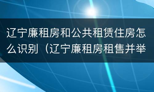 辽宁廉租房和公共租赁住房怎么识别（辽宁廉租房租售并举）