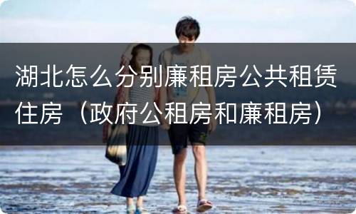 湖北怎么分别廉租房公共租赁住房（政府公租房和廉租房）