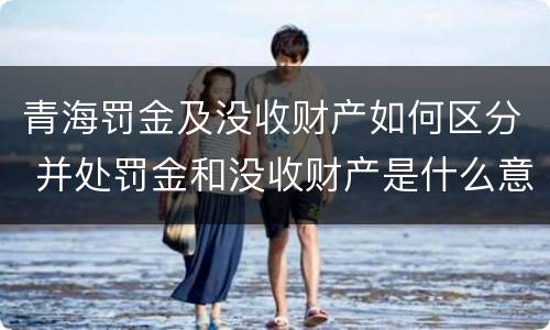青海罚金及没收财产如何区分 并处罚金和没收财产是什么意思