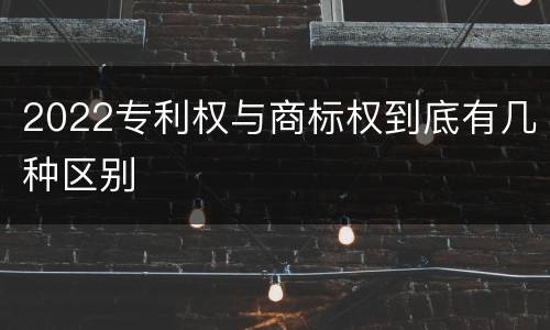 2022专利权与商标权到底有几种区别