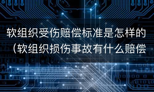 软组织受伤赔偿标准是怎样的（软组织损伤事故有什么赔偿）