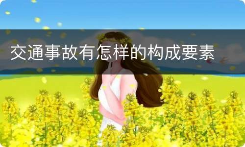 交通事故有怎样的构成要素