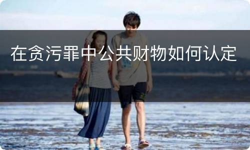 在贪污罪中公共财物如何认定