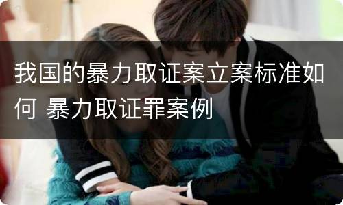 我国的暴力取证案立案标准如何 暴力取证罪案例