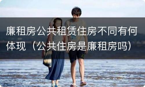 廉租房公共租赁住房不同有何体现（公共住房是廉租房吗）