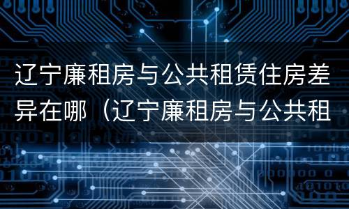 辽宁廉租房与公共租赁住房差异在哪（辽宁廉租房与公共租赁住房差异在哪查询）