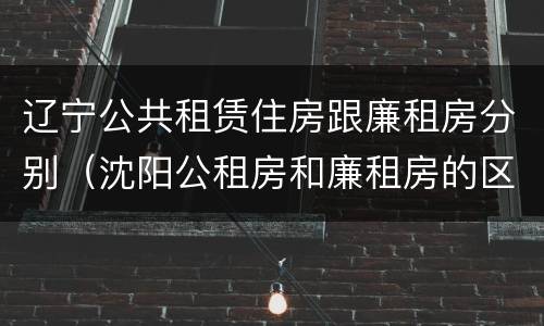 辽宁公共租赁住房跟廉租房分别（沈阳公租房和廉租房的区别）