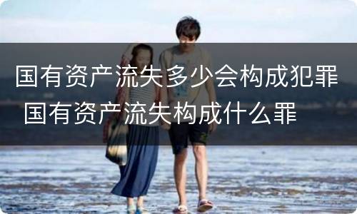 国有资产流失多少会构成犯罪 国有资产流失构成什么罪