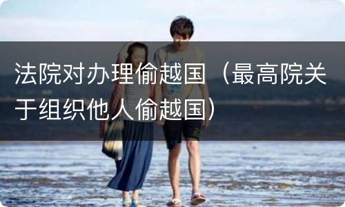 法院对办理偷越国（最高院关于组织他人偷越国）