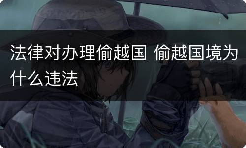 法律对办理偷越国 偷越国境为什么违法