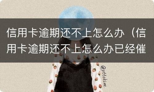 信用卡逾期还不上怎么办（信用卡逾期还不上怎么办已经催收了）