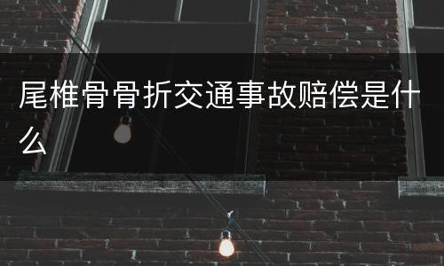 尾椎骨骨折交通事故赔偿是什么