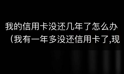 我的信用卡没还几年了怎么办（我有一年多没还信用卡了,现在要还怎么办）