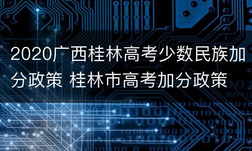 2020广西桂林高考少数民族加分政策 桂林市高考加分政策