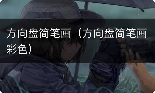 方向盘简笔画（方向盘简笔画彩色）