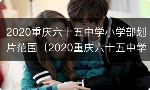 2020重庆六十五中学小学部划片范围（2020重庆六十五中学小学部划片范围图片）