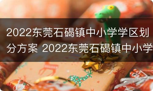 2022东莞石碣镇中小学学区划分方案 2022东莞石碣镇中小学学区划分方案及图片