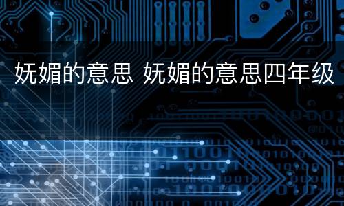 妩媚的意思 妩媚的意思四年级