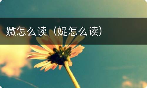 媺怎么读（娖怎么读）