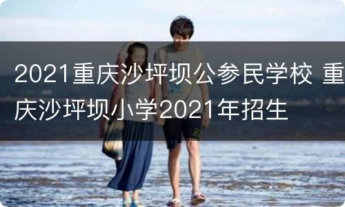 2021重庆沙坪坝公参民学校 重庆沙坪坝小学2021年招生