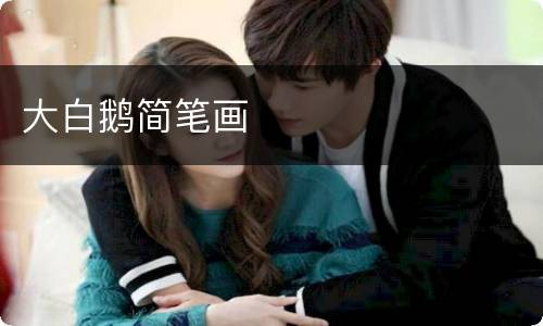 大白鹅简笔画