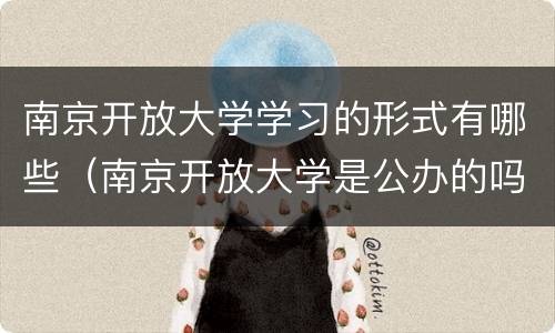 南京开放大学学习的形式有哪些（南京开放大学是公办的吗）